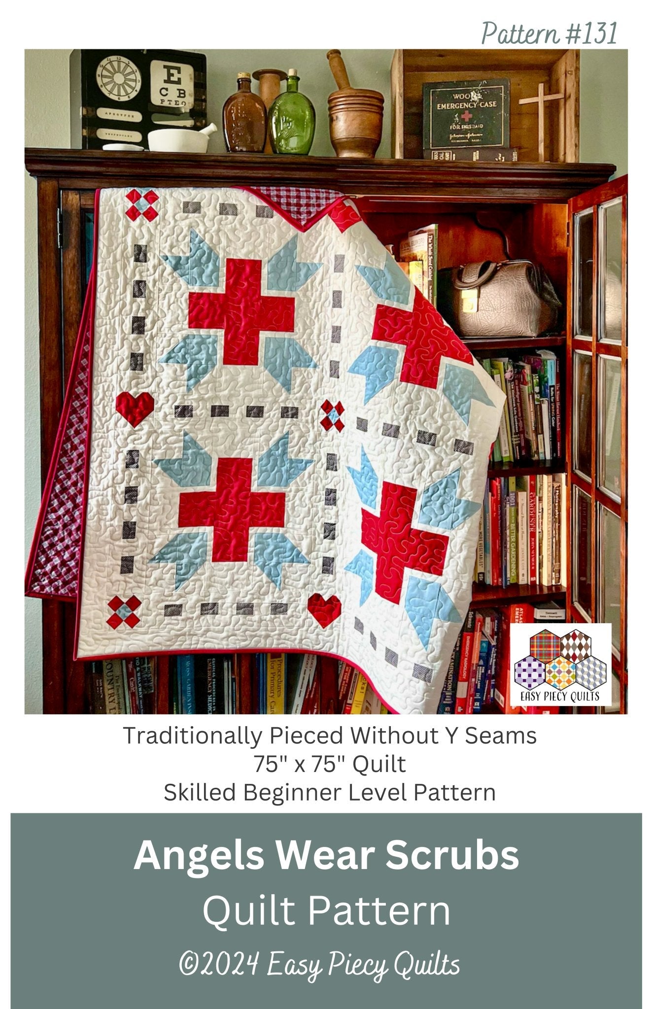 Angels Wear Scrubs Quilt Kit