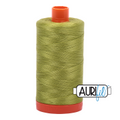 Aurifil 50wt Mako Cotton Thread - Light Leaf Green #1147