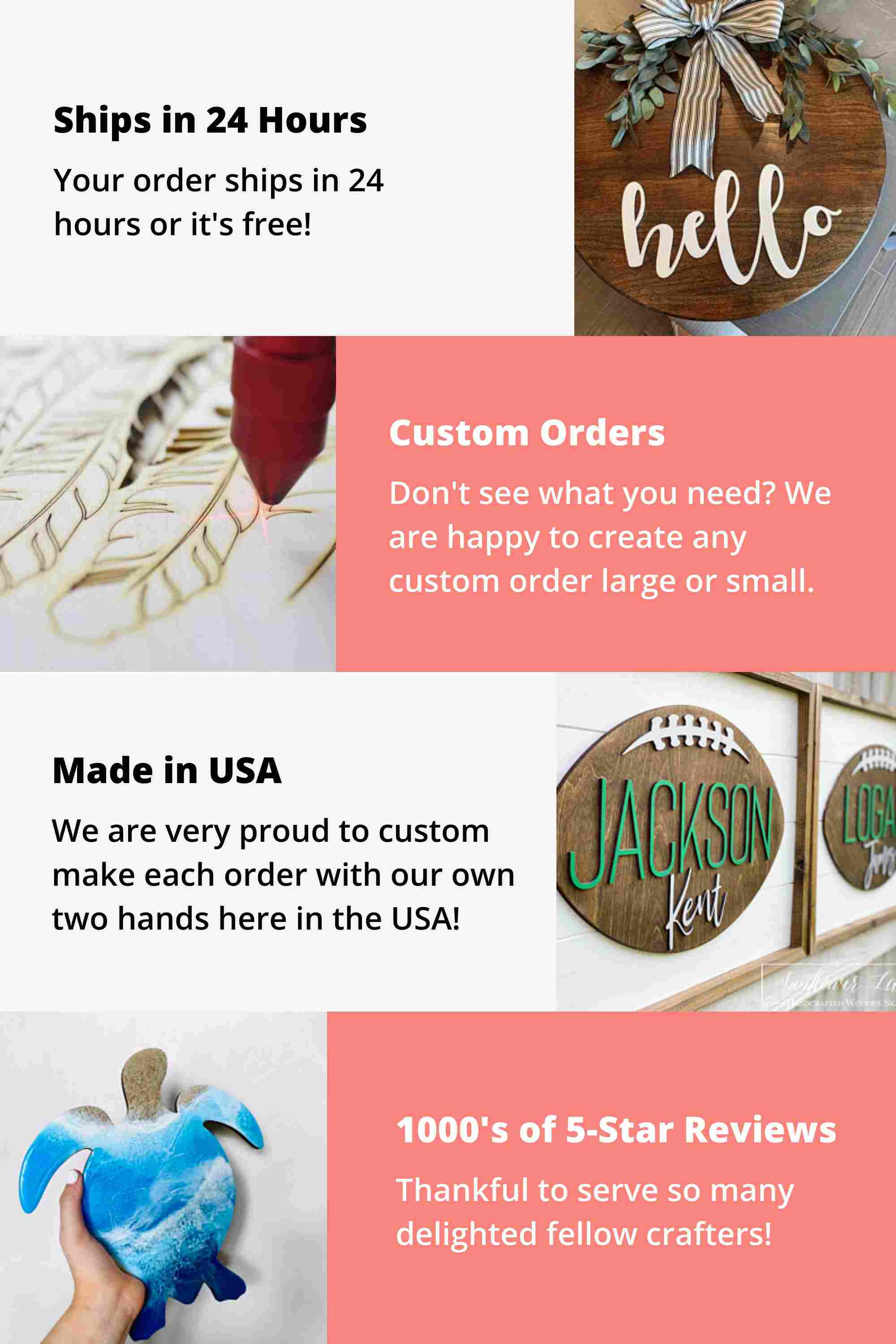Unfinished Wood Hummingbird Shape - Bird Animal - Craft - up to 46" DIY