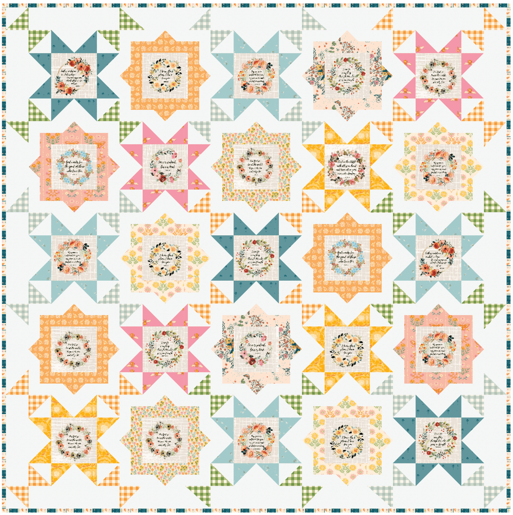 Fussy Frames Bible Verse Quilt Kit