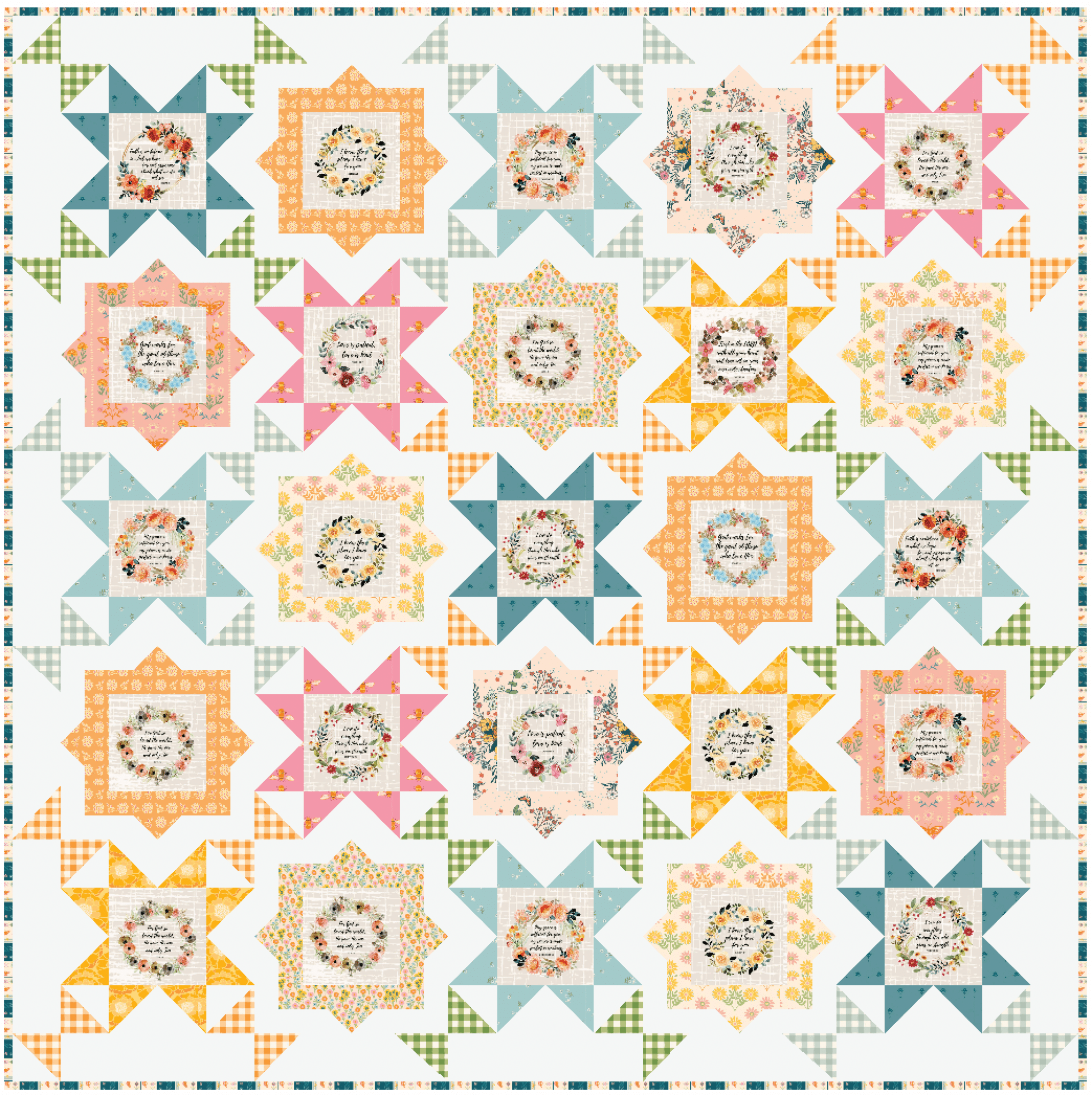 Fussy Frames Bible Verse Quilt Kit