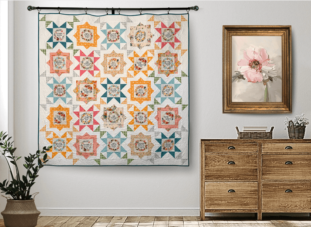 Fussy Frames Bible Verse Quilt Kit