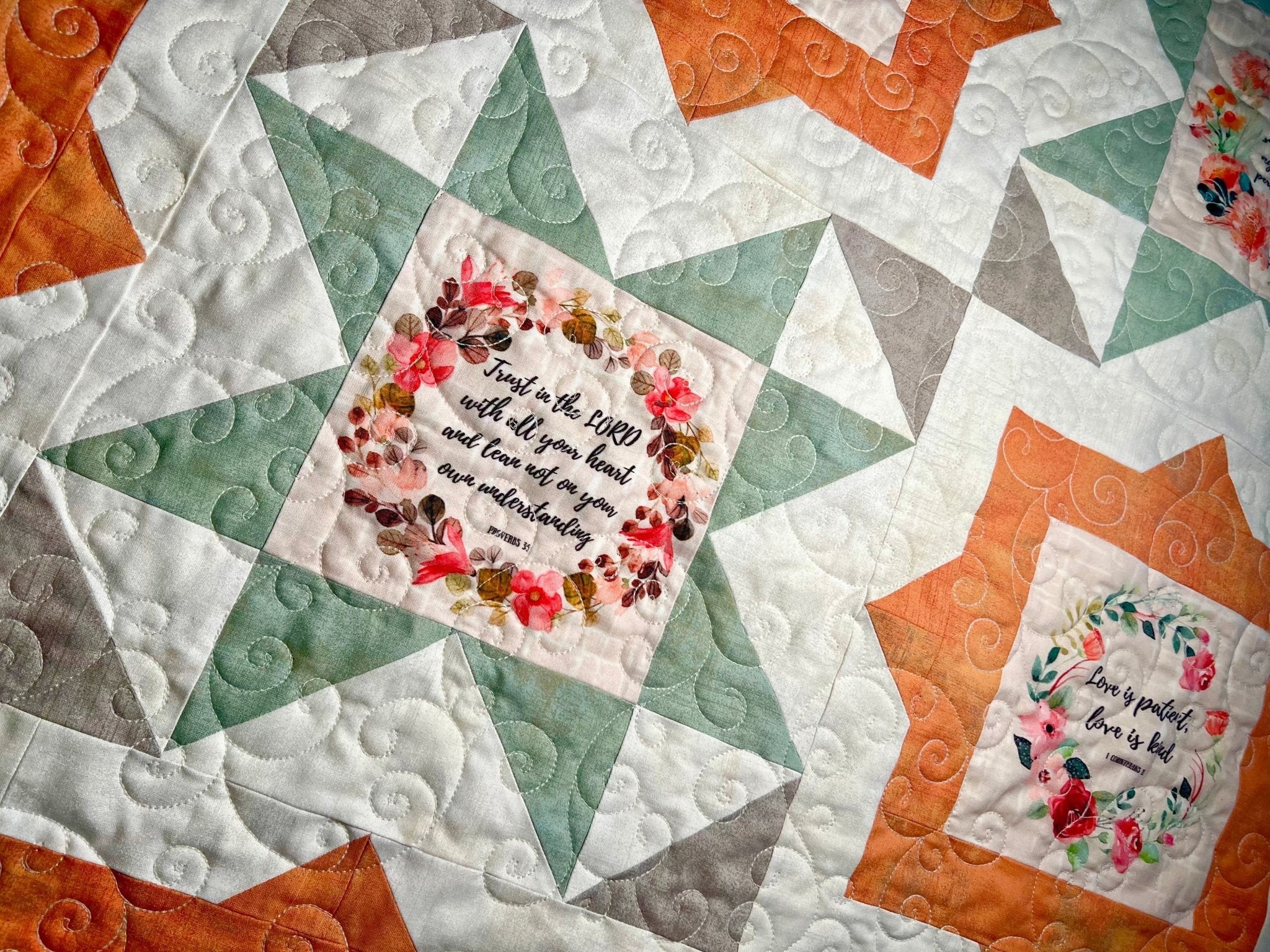 Fussy Frames Bible Verse Quilt Kit