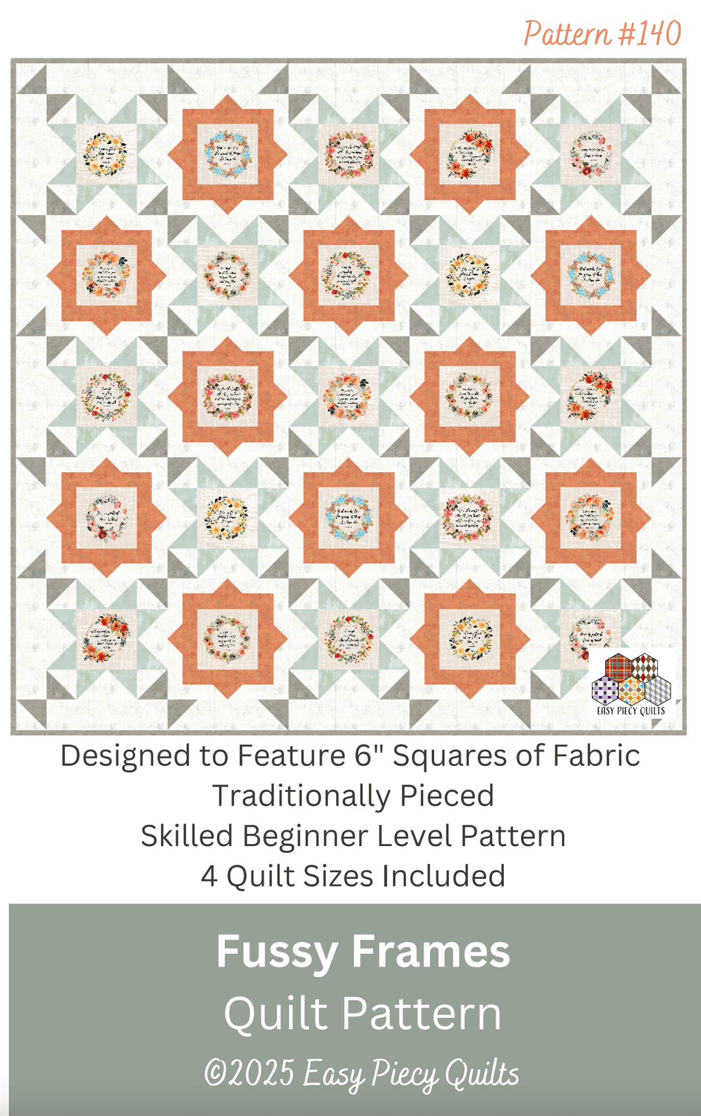 Fussy Frames Bible Verse Quilt Kit
