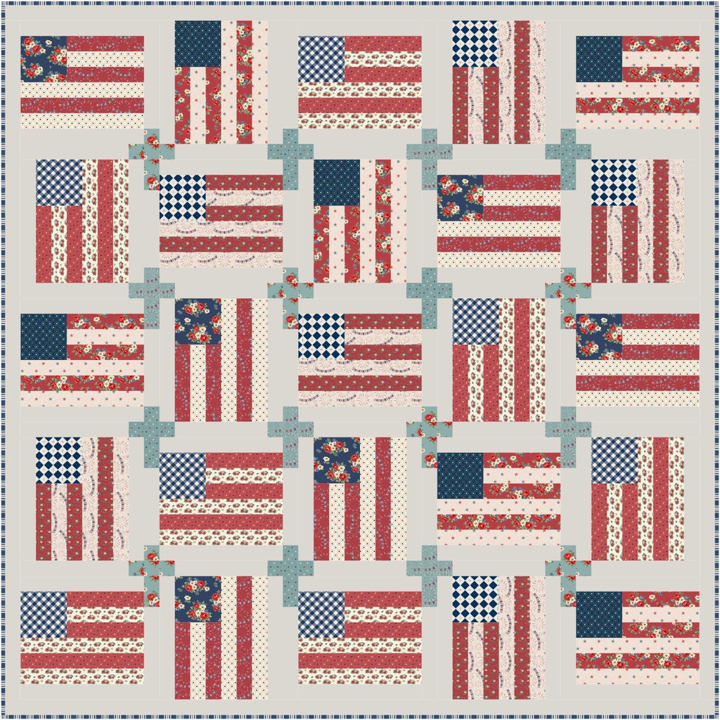 God and Country Quilt Kit