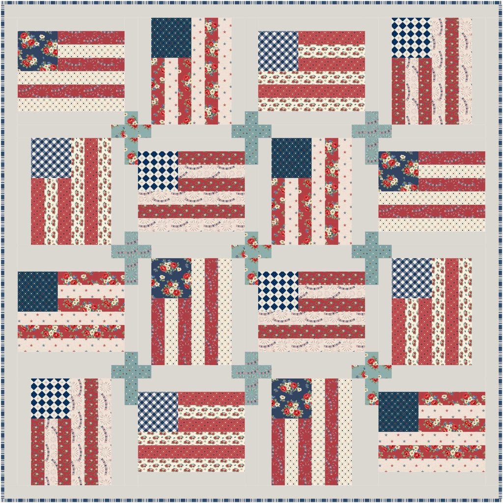 God and Country Quilt Kit