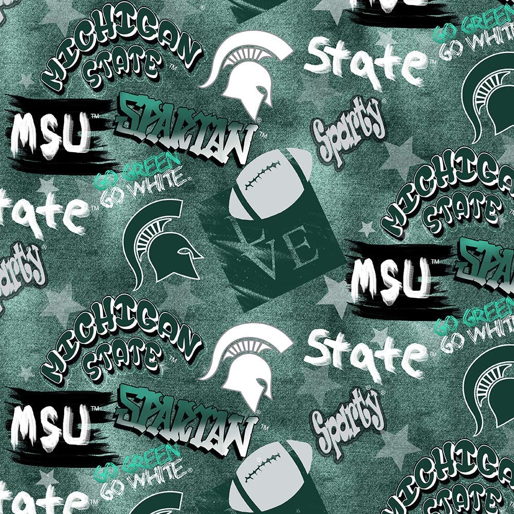Michigan State Spartans - Graffiti (3-Yard Pack)